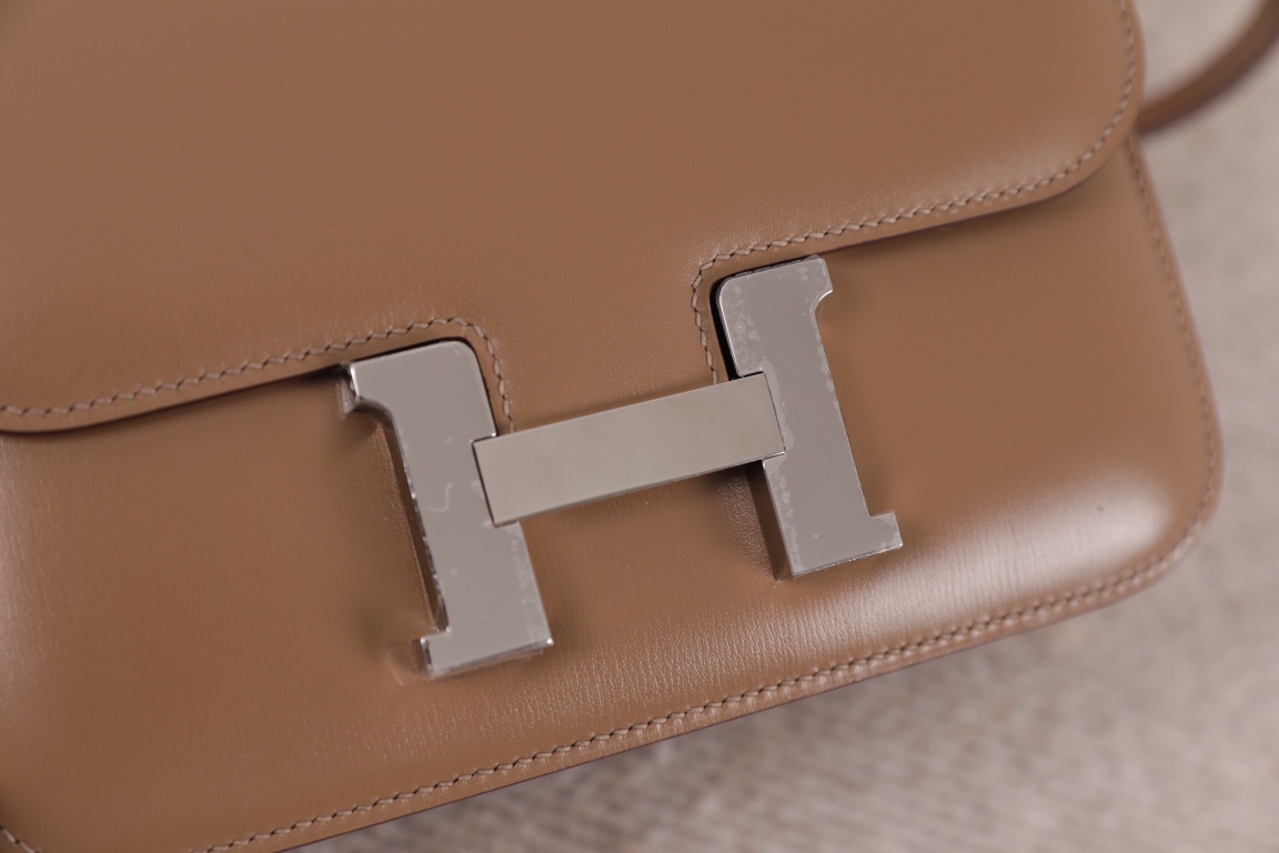 에르메스 콘스탄스18 바이컬러 브라운 은장